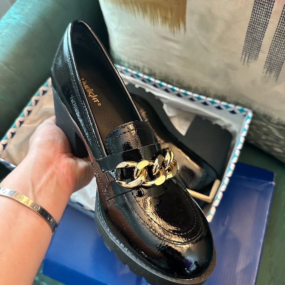 Black Platform Loafers